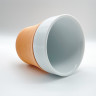 Porcelain Coffee Cup Orange