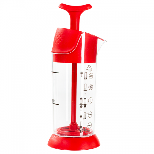 Pressca Milk Frother Red